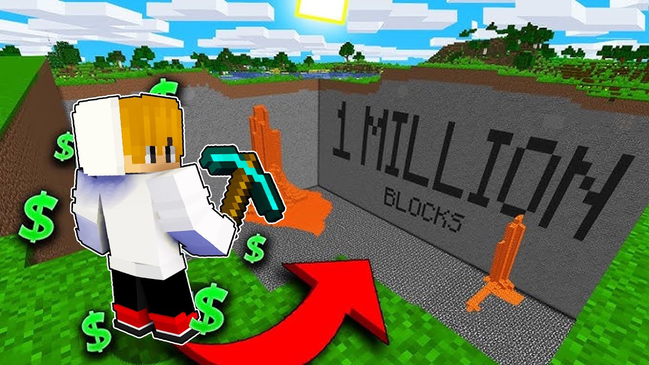 I Can Craft Extreme PICKAXE to Mine 1 MILLION Blocks in Minecraft! ( Tagalog )