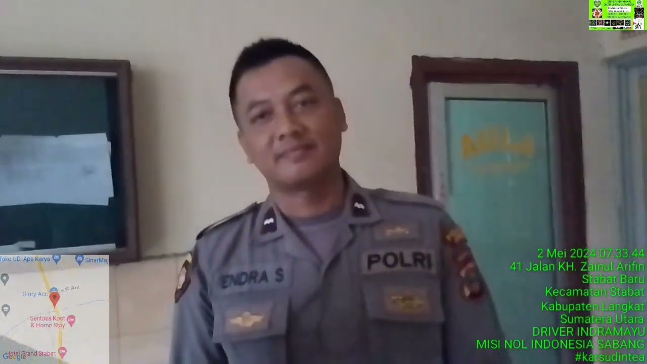 terima kasih POLSEK STABAT #bupatiindramayu #ojol #titiknolsabang
