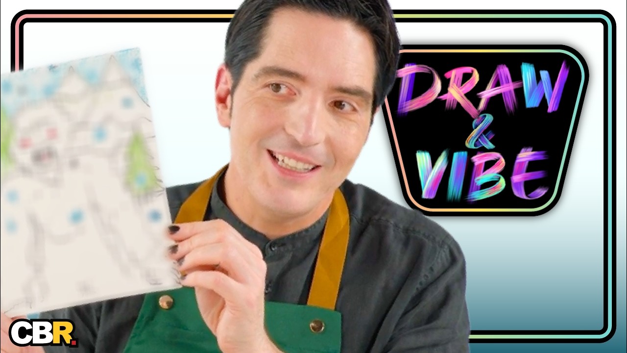 David Dastmalchian Talks Horror, Rosario, And More While Drawing