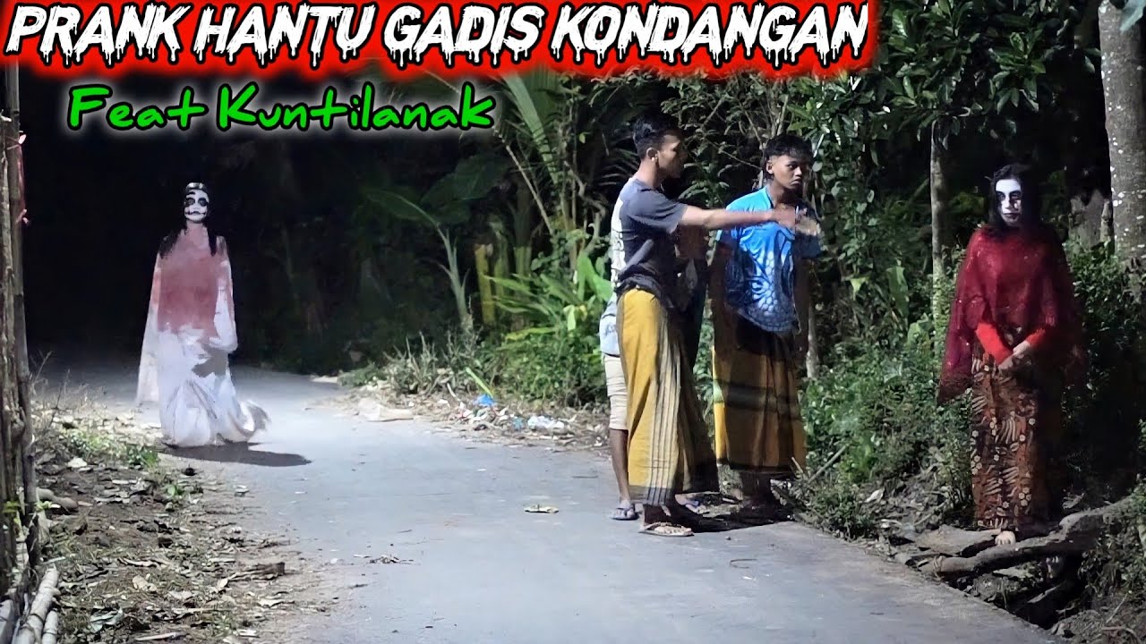 Prank Hantu Gadis Kondangan || Super Lucu Pasti Ngakak || Beautiful Ghost at Night