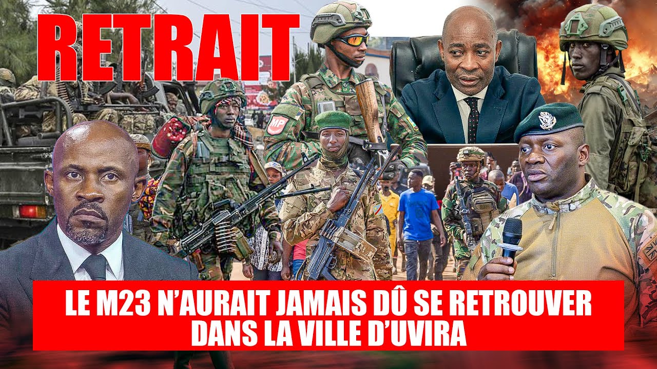 Uvira au bord du chaos après l’annonce du retrait du M23 : combats, peur et incertitude totale