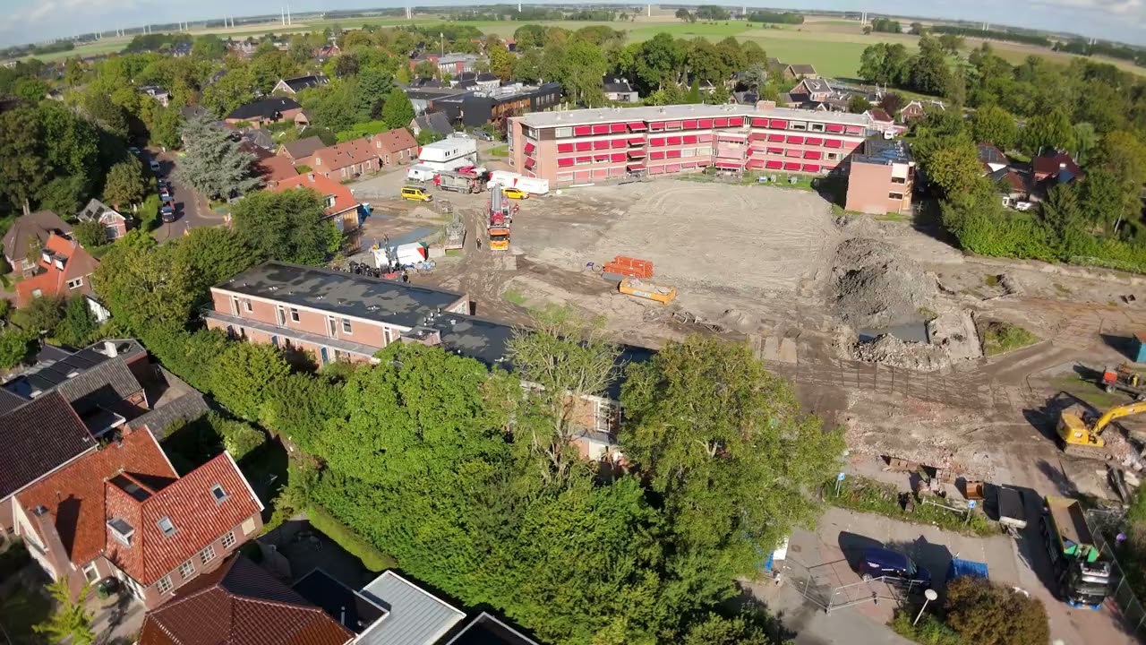 Loppersum vanuit de lucht