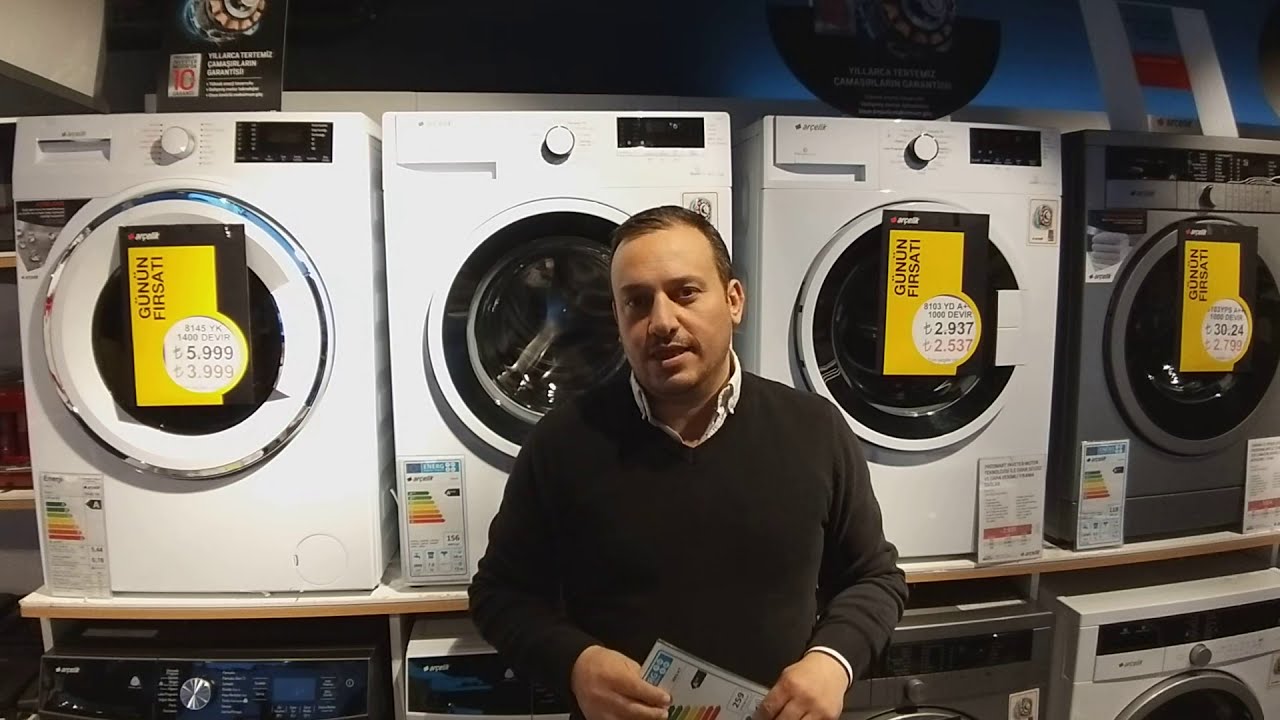 7103 DY Arçelik Yeni Çamaşır Kurutma Makinesi | 7 Kilo 1000 Devir  Çamaşır Makinesi | Tek Su Girişli