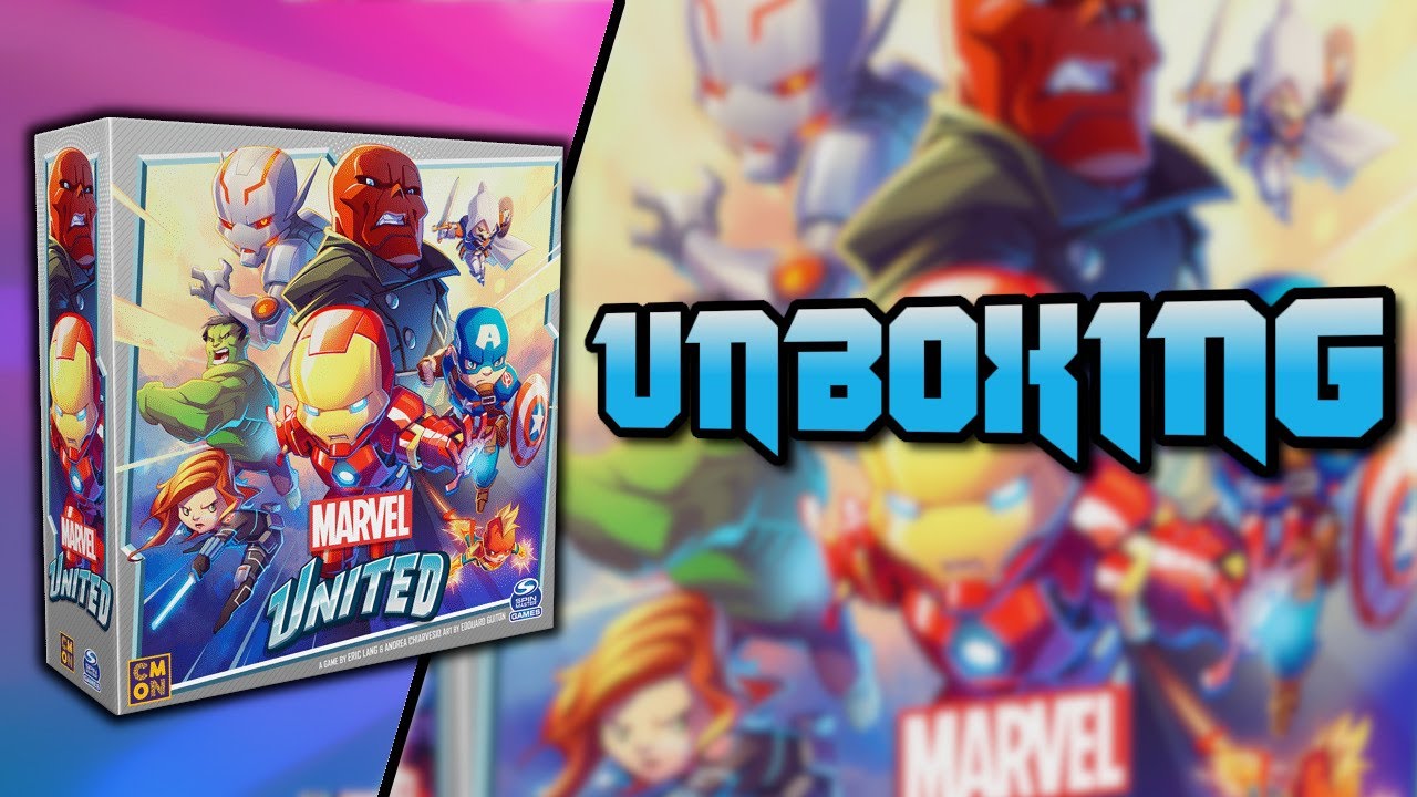 Marvel United Core Box Unboxing by CMON and Spin Master