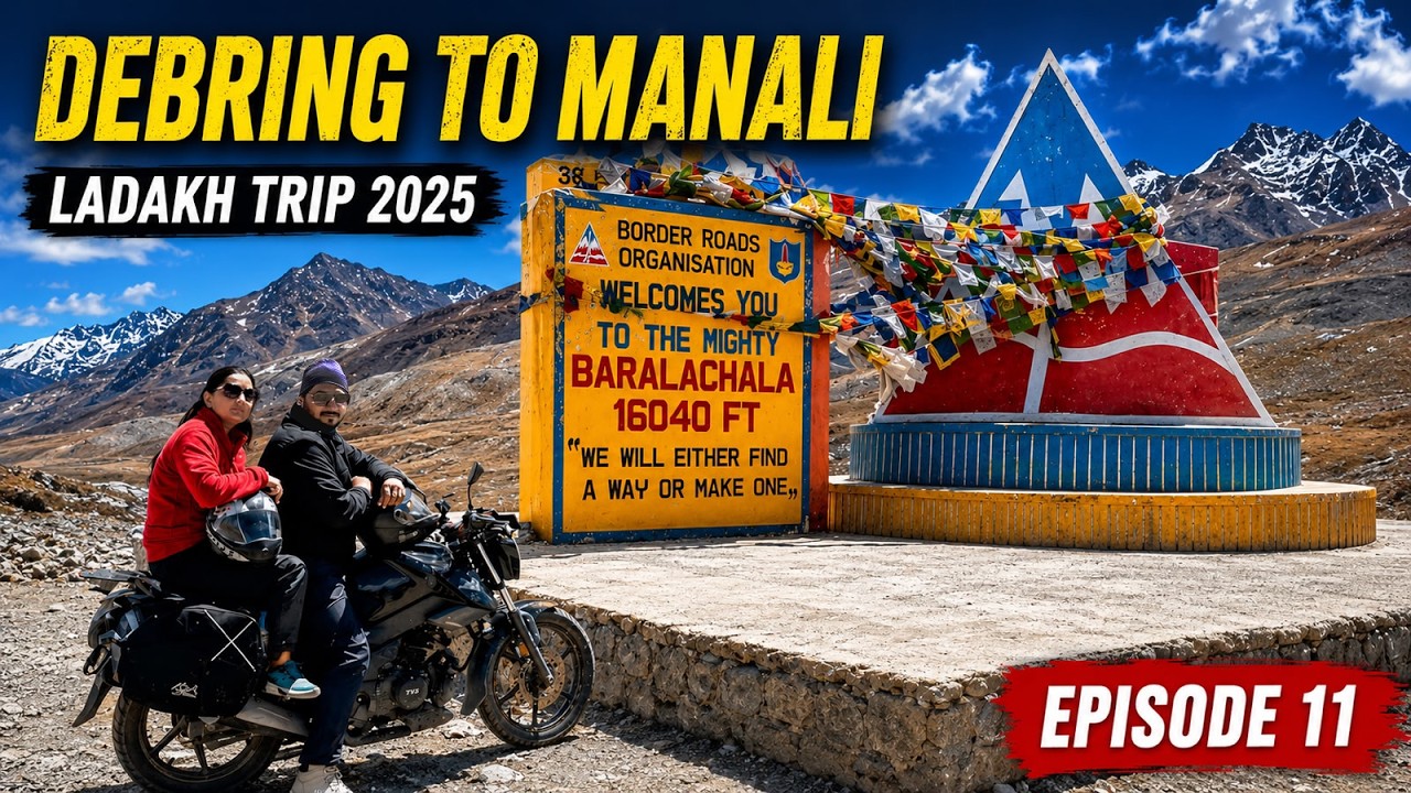 ठंड से हालत खराब हो गई || Ladakh || TVS Raider 125