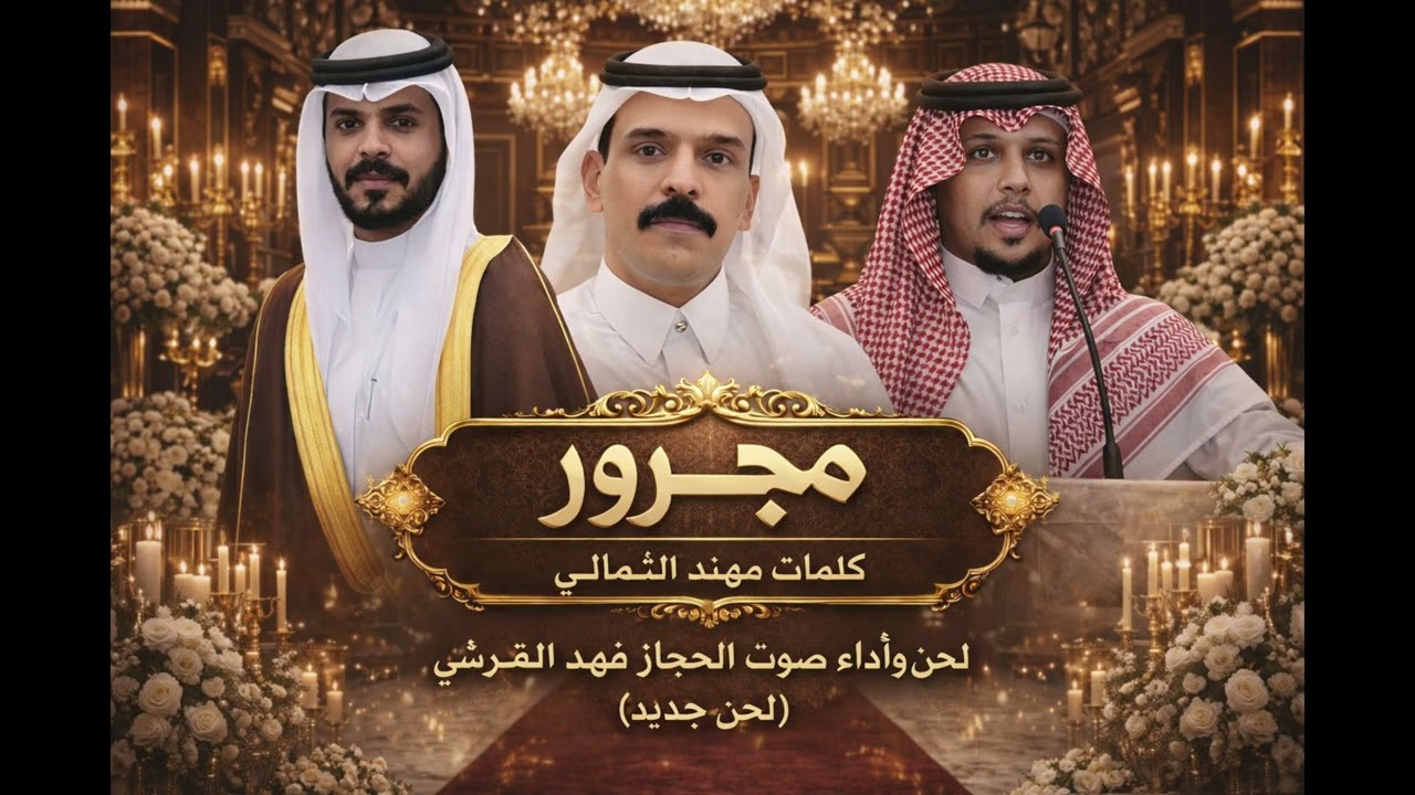 مجرور حفل زفاف الشاب مشاري الزلفي كلمات مهند الثمالي اداء صوت الحجاز فهد القرشي 