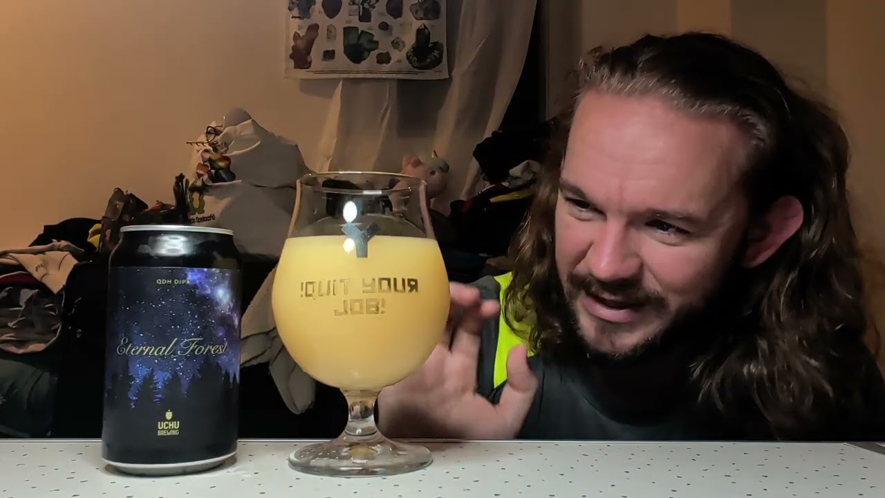 Обзор пива №4444: Пивоварня Uchu Brewing - Вечный лес (#Япония #Япония) #Пиво #КрафтовоеПиво