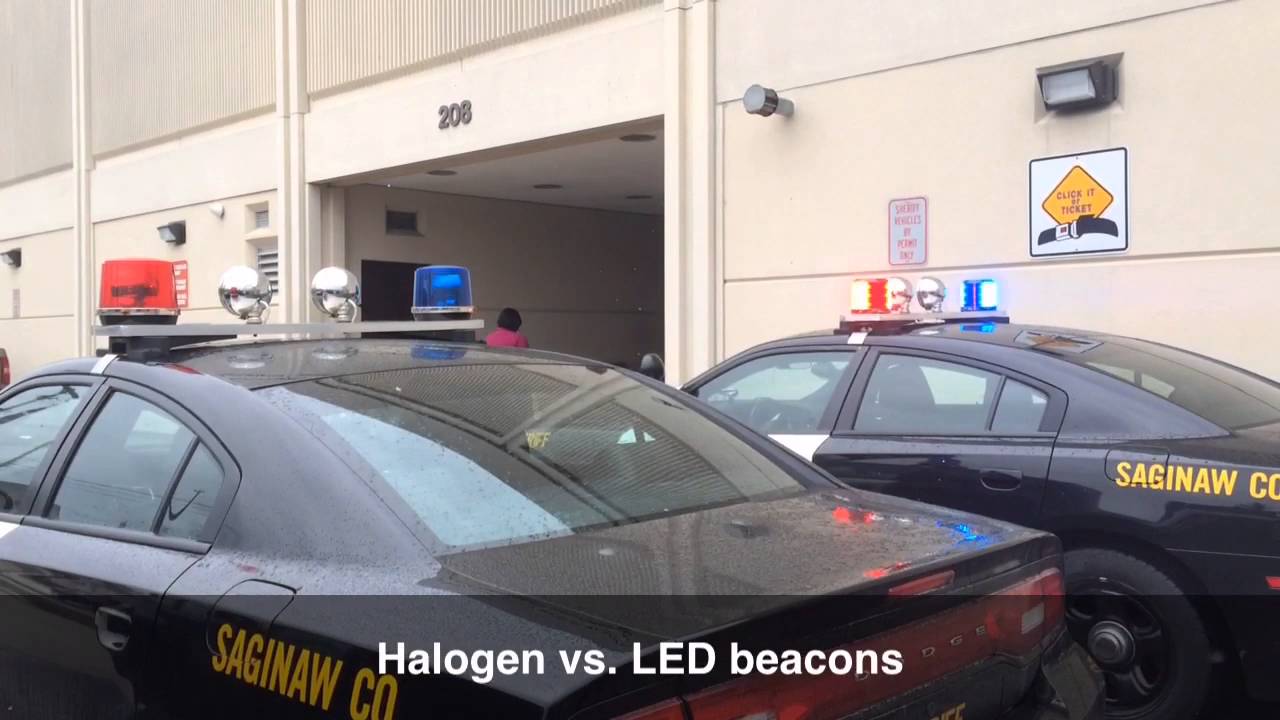 Saginaw County sheriff's new, old-fashioned police lights