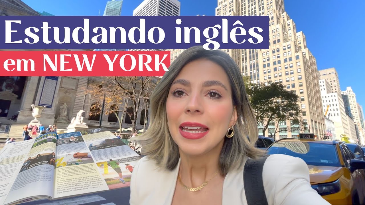 Meu dia a dia na ESCOLA DE INGLÊS em NEW YORK! 😍 Após 3 meses de curso já consigo FALAR inglês? 😱
