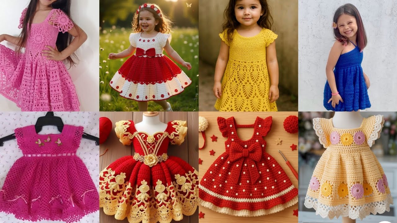 Crochet Girl Frocks  Latest New Design Ideas 2025 