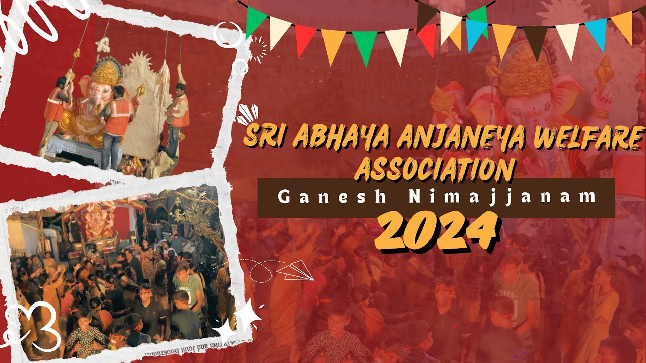 Sri Abhaya Anjaneya Welfare Association 2024 l ganesh nimajjanam at Mini TankBand l #subscribe
