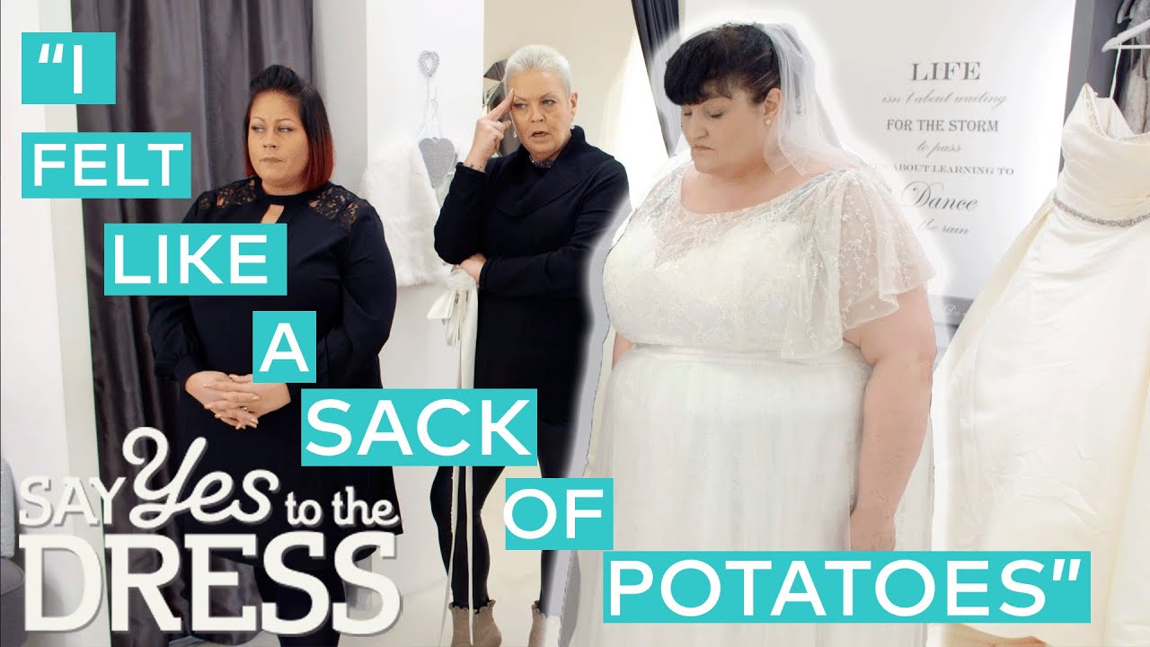 Bride Is TERRIFIED To See Herself In A Wedding Dress | Curvy Brides' Boutique