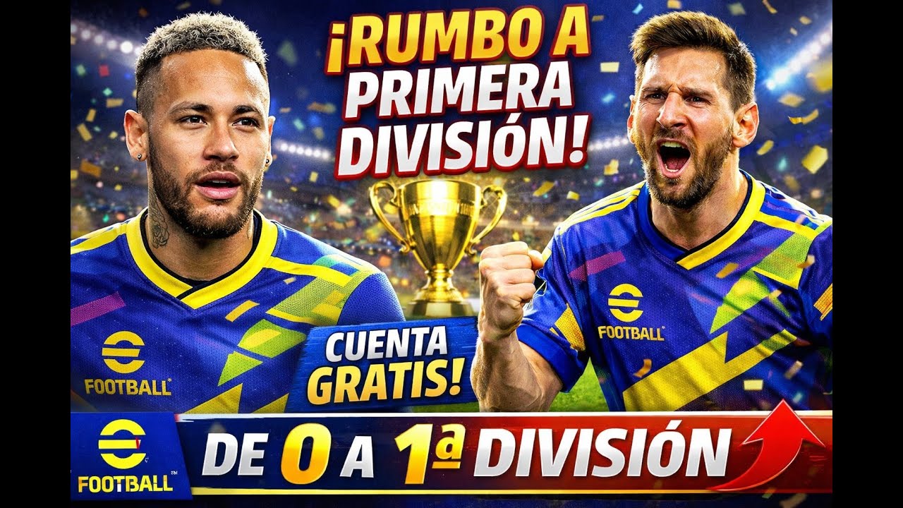 ¡De Cero a Campeón! A Primera en eFootball Solo con Cuenta Gratis