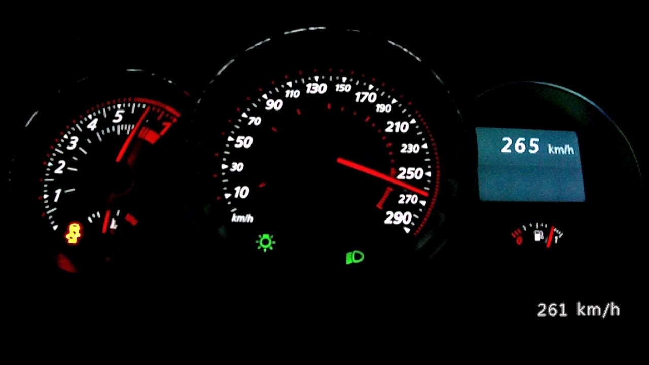 Renault Megane RS 265 2014 - acceleration 0-250 km/h, top speed test and more
