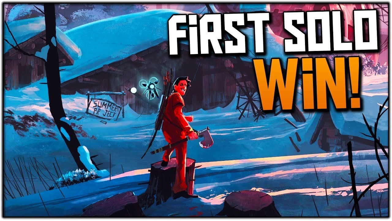 FIRST SOLO WIN (Darwin Project Closed Alpha Gameplay)