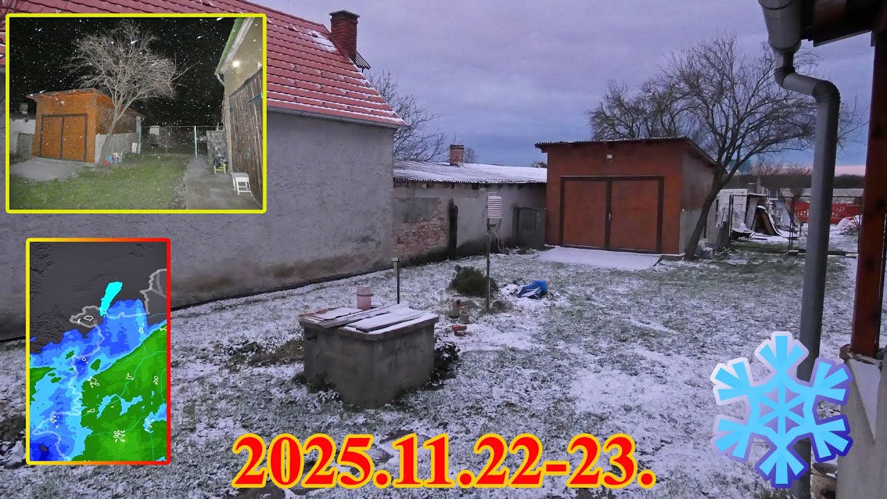 ❄️│2025.11.22-23.│Havazás / Snowfall│❄️❄️ 🇭🇺