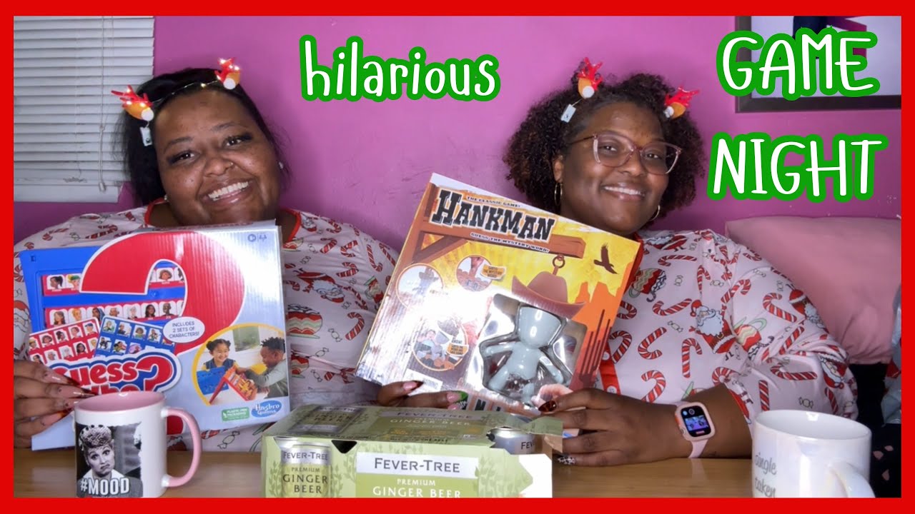 VLOGMAS DAY 14 | *hilarious* GAME NIGHT + Danielle makes holiday mocktails | DeLexis