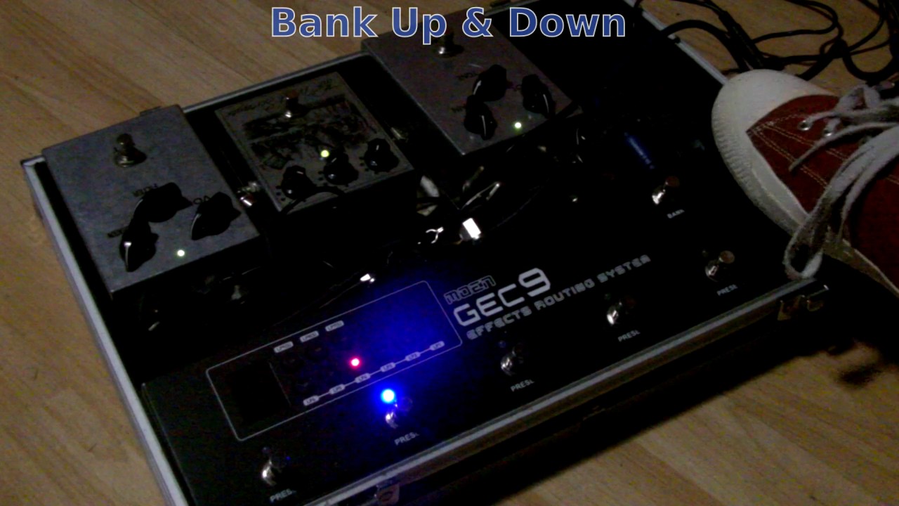 Moen GEC9 - pedaliera looper: breve video dimostrativo