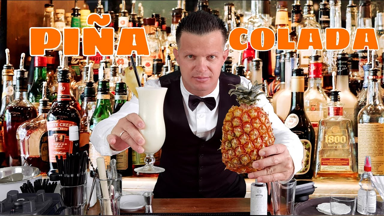 Piña Colada Coctel - Cómo hacer la Receta Clásica |🍸🍹 Más que Rico