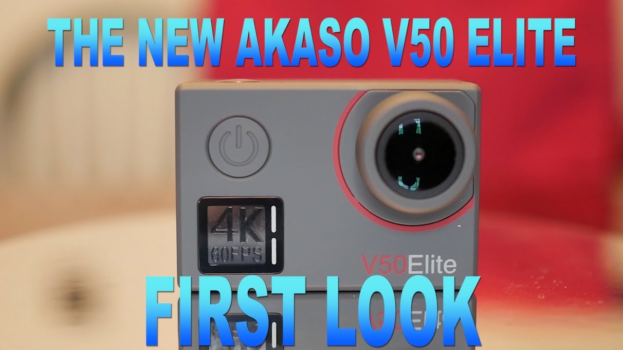 The New AKASO V50 ELITE FIRST LOOK