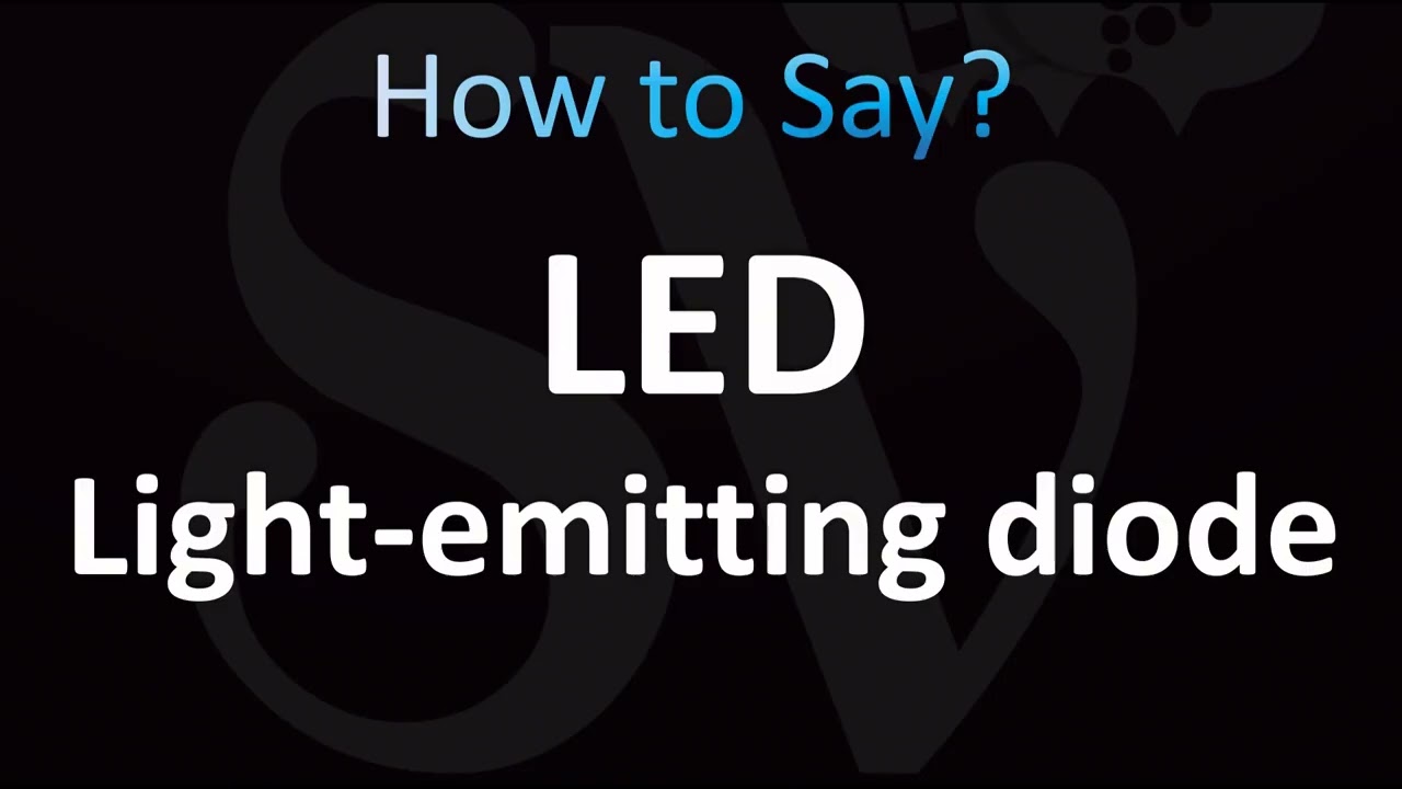 Как правильно произносить LED (&laquo;светодиод&raquo;):