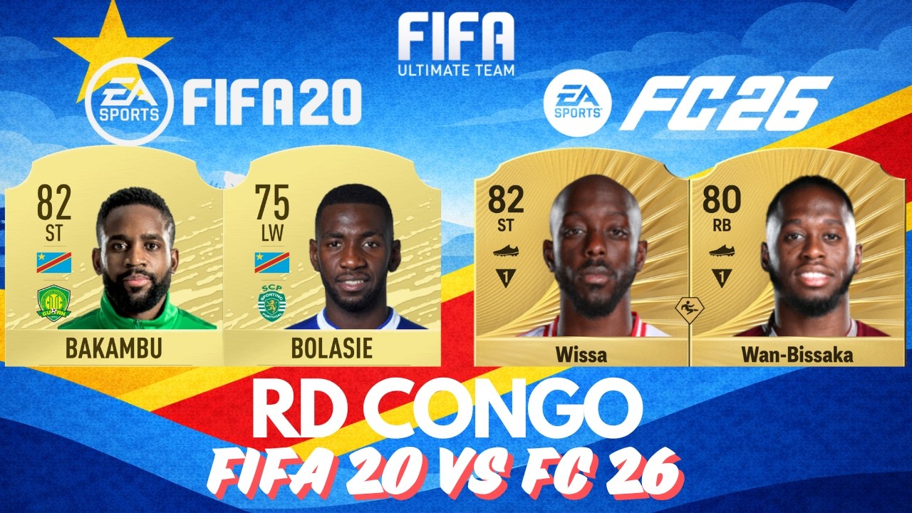 RD Congo - FIFA 20 vs FC 26 !