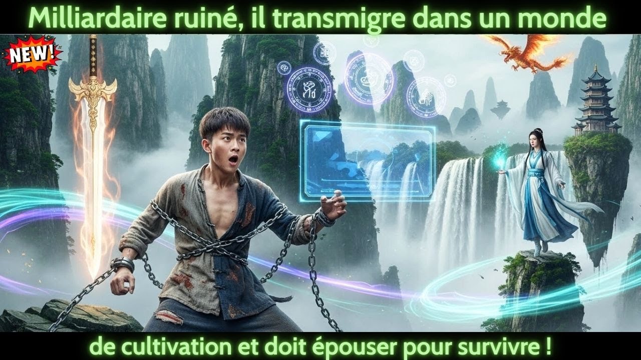 Milliardaire ruiné, il transmigre dans un monde de cultivation et doit épouser pour survivre !#drama