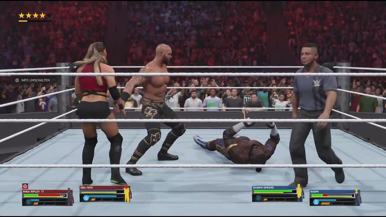 WWE 2K25 MTT Season 2 Show 24 #wwe2k25 #wwe #wrestling #mixedtagteamwrestling