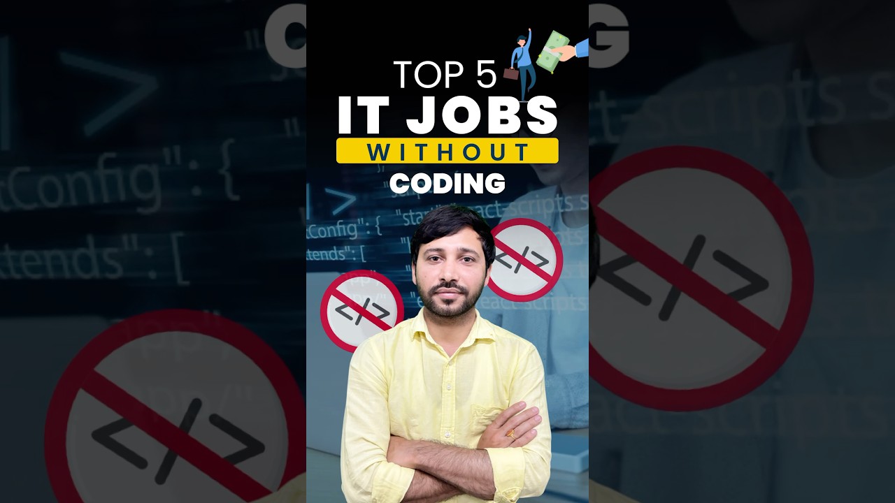 Top 5 Non-Coding IT Jobs in 2025 | Highest Paying No Coding Tech Careers for Freshers#NoCodingITJobs