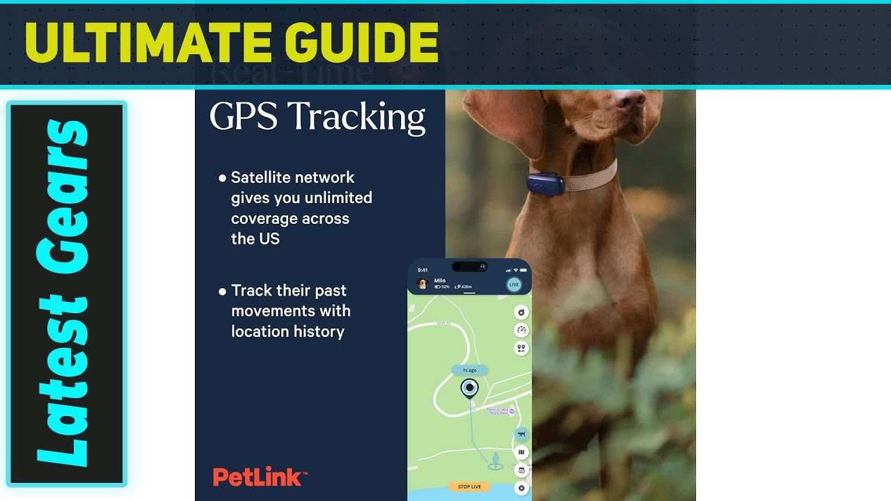 Lokalizator GPS dla ps&oacute;w PetLink Najlepsza obroża śledząca w czasie rzeczywistym dla zwierząt zap...