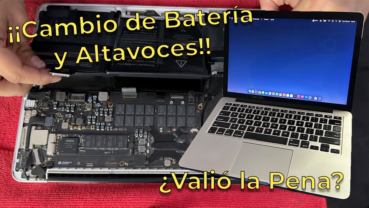 ¿Vale la pena reparar un MacBook Pro 2014? Le cambié la batería y los altavoces