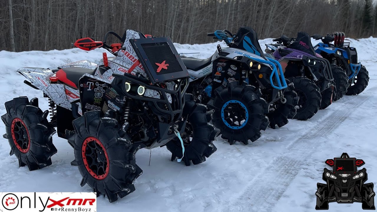 Can Am Renegade XMR 1000s, Outlander, Polaris Scrambler Snow Ride (Fresh 1020 Big Bore)
