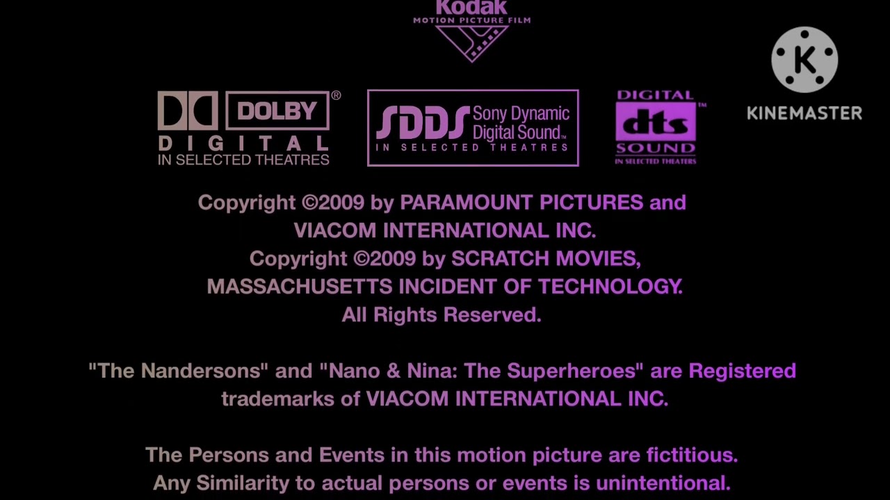 Nano and Nina The Superheroes Movie Dubbing Credits + Closing Logos (2009)