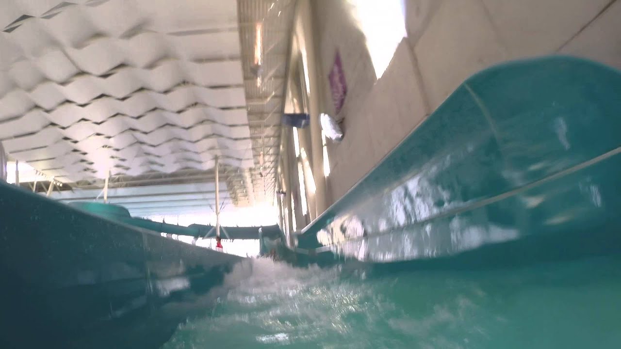 Olivia On the Waterslide 1