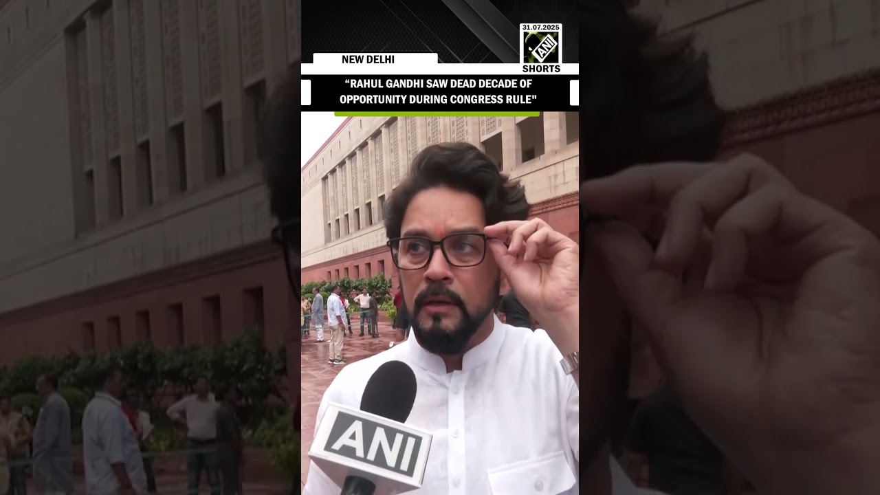 Anurag Thakur bashes Rahul Gandhi for giving &ldquo;anti-India&rdquo; remarks in Parliament