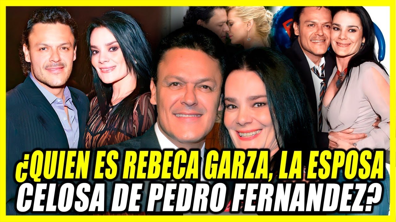 ¿QUIEN ES LA ESPOSA DE PEDRO FERNANDEZ? | DICEN QUE ES MUY CELOSA Y LO HA SACADO DE PROYECTOS