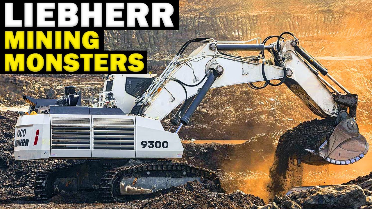 Карьерные экскаваторы Liebherr: полный модельный ряд 2025 года