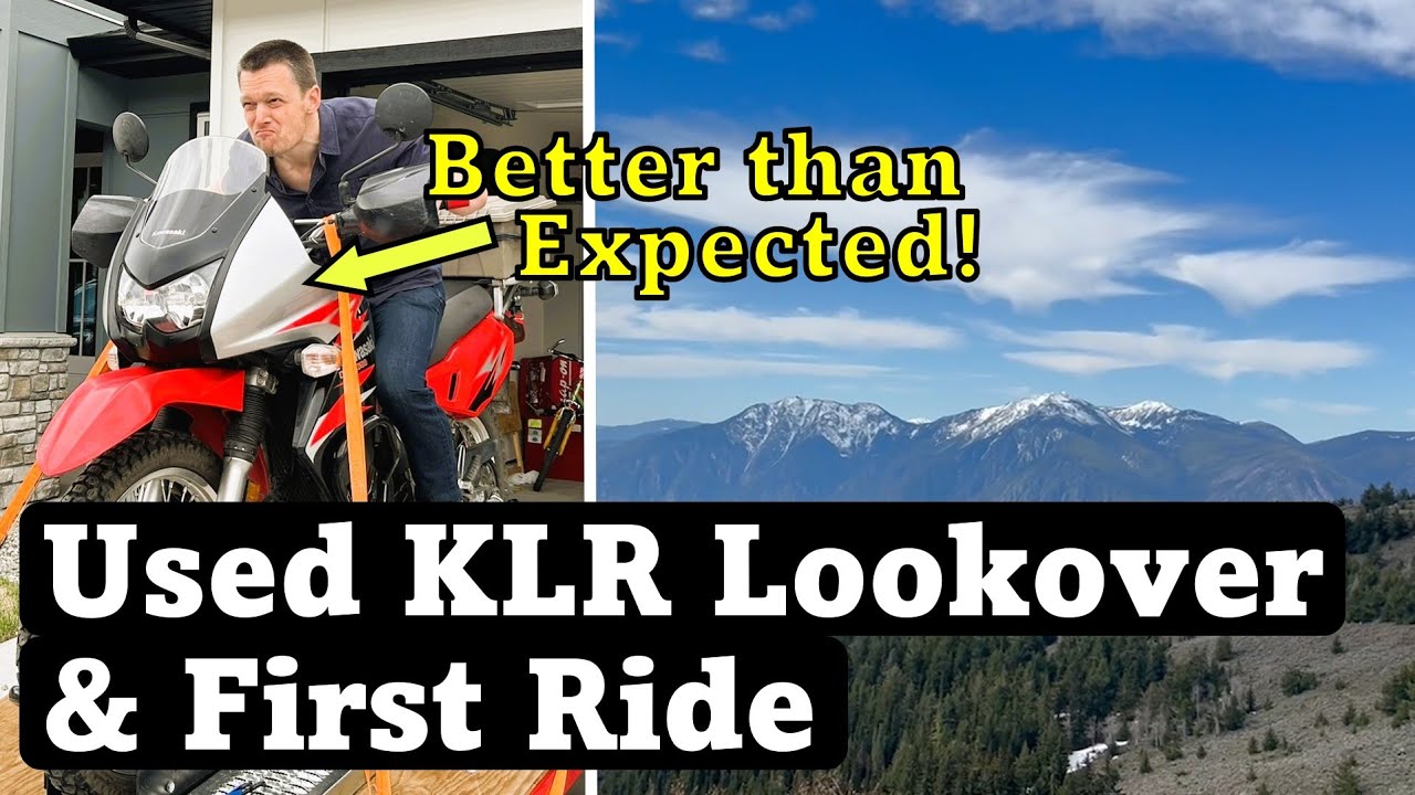 2008 Kawasaki KLR650 Overview & First Ride | Ride up Mt. Kobau (Osoyoos, BC)!