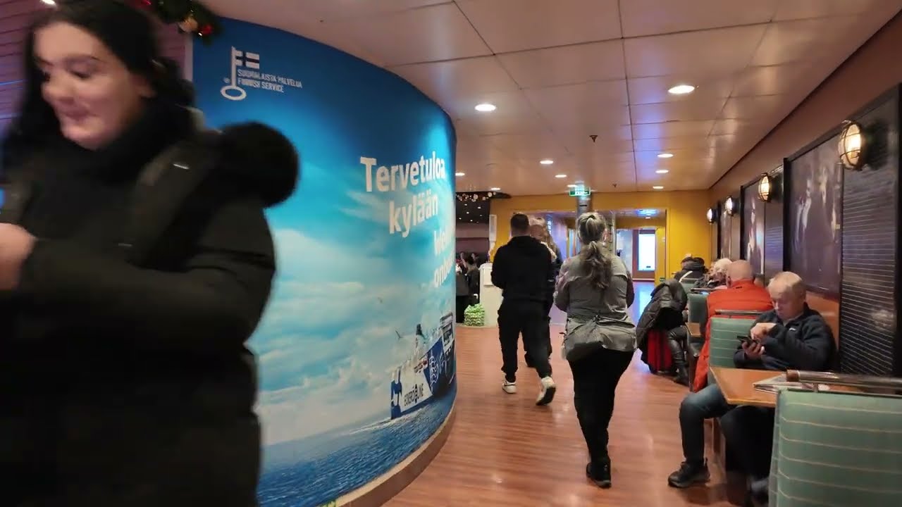 Tallinn-Helsinki Ecker&ouml; Line Boat Experience Walking Tour 🇪🇪 | Tallinn Estonia 2025 4K