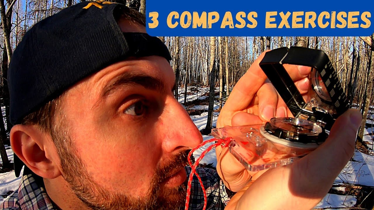 3 Exercises: Learning How to Use A Compass for Orienteering.