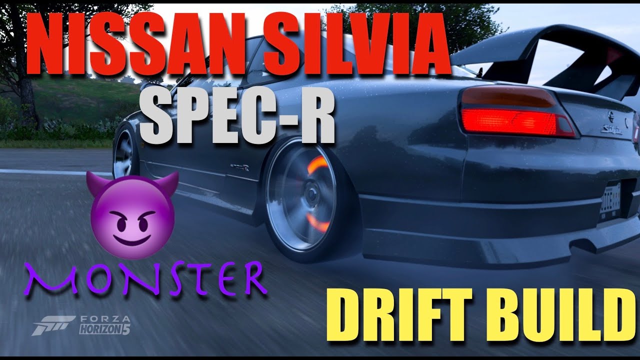 FORZA HORIZON 5- 😈SILVIA SPEC-R😈  DRIFT BUILD- (2000 609HP NISSAN SILVIA SPEC-R DRIFT/TUNE BUILD)