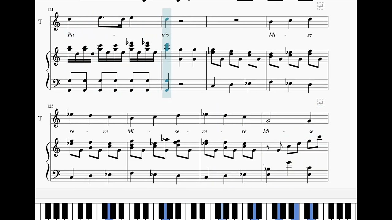 GLORIA CORONATION MASS IN C TENOR