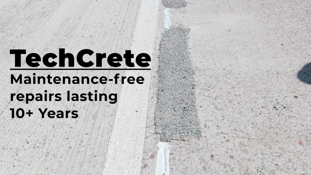 Fixing Concrete the EASY way | TechCrete mastic from Crafco