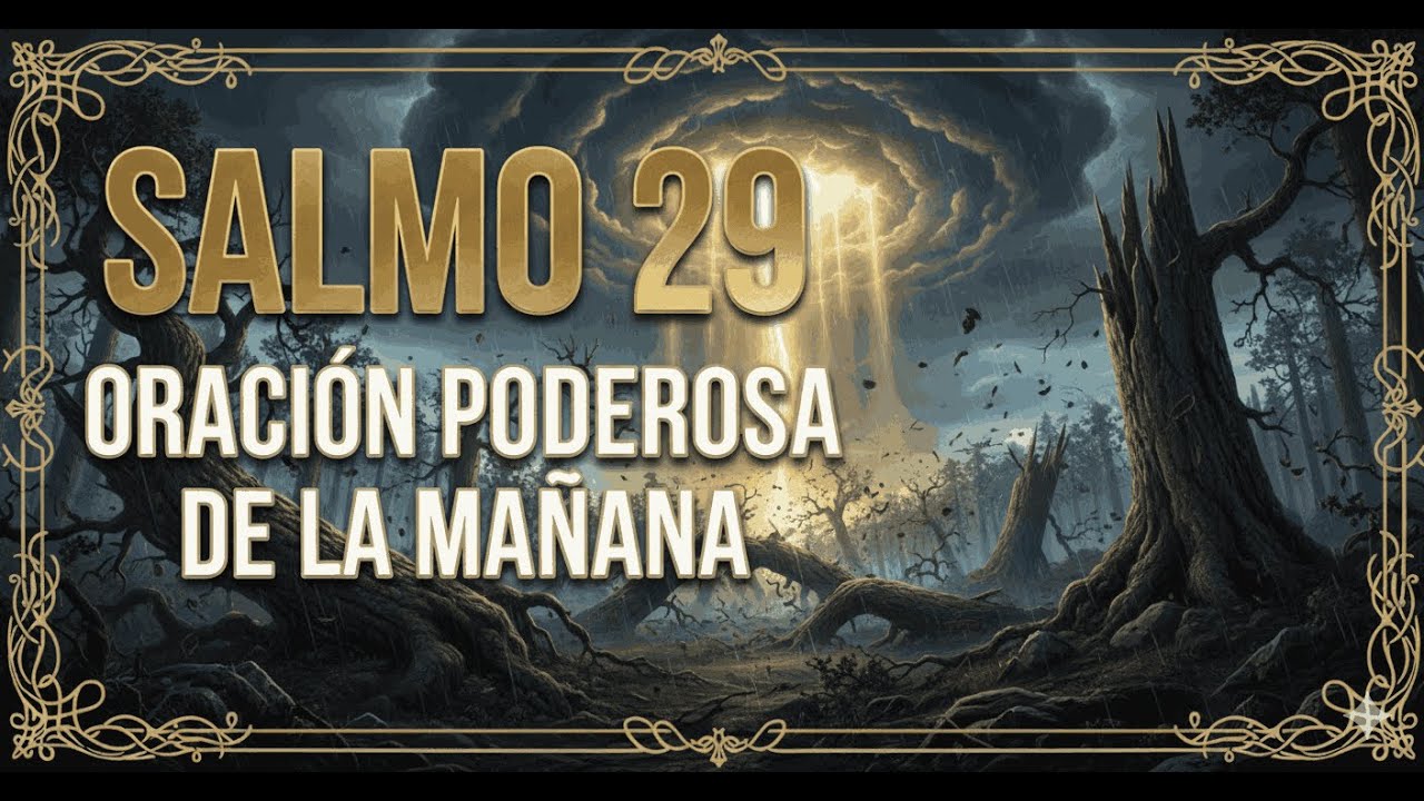 ORACIÓN Del SALMO 29 Que ROMPE Los CEDROS DE TU VIDA | La VOZ De DIOS Hace TEMBLAR Tu DESIERTO HOY