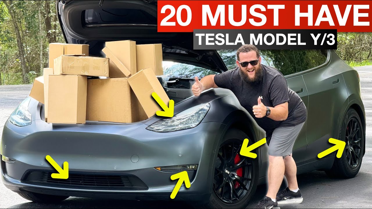 20 Must-Have Tesla Model Y and Model 3 Accessories You Didn't Know You Needed!