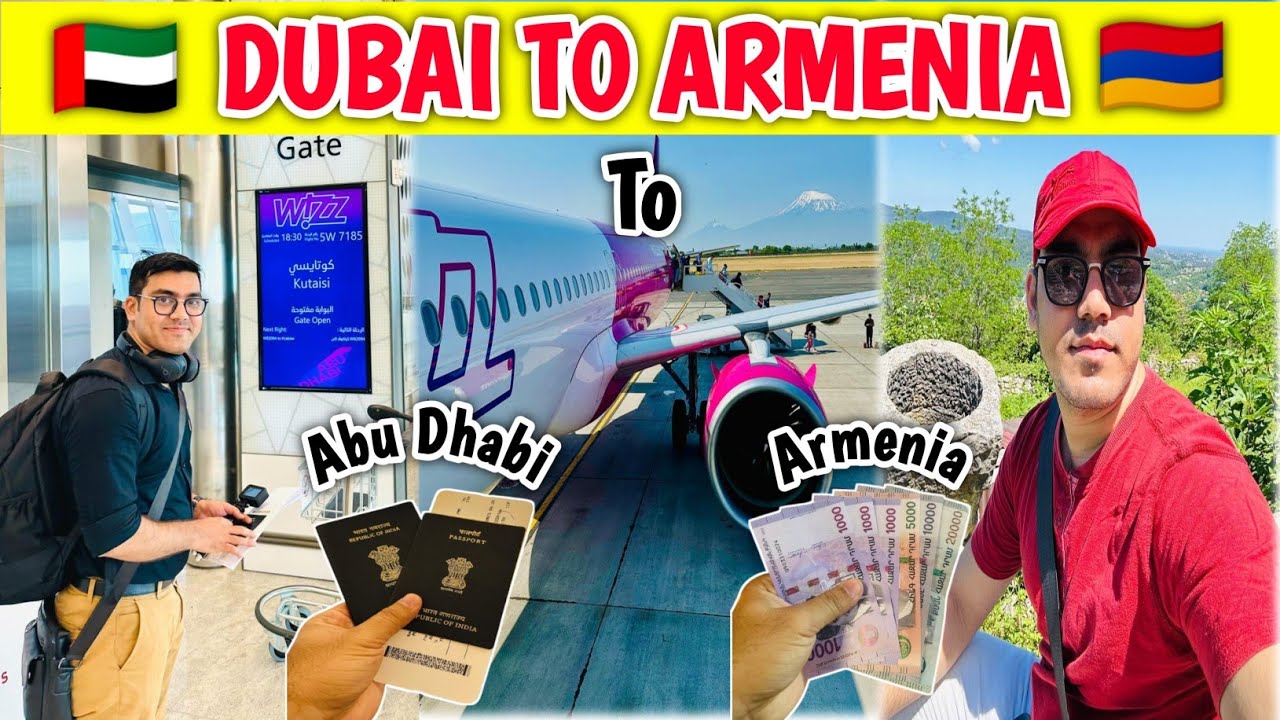 ABU DHABI TO YEREVAN 🇦🇲  | Trip To Armenia 2025 ✈️ | ARMENIA SERIES | EP-1 @ShakirRazaVlogs⁩
