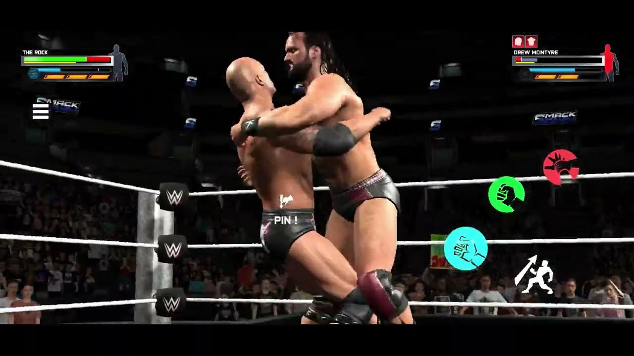 Rock vs DREW MCINTYRE || wwe2k25 Netflix edition || #therock #drewmcintyre #wwe2k25 #wwe