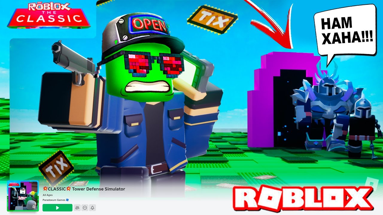 ПОБЕДИЛ ВСЕХ БОССОВ! ПОЛНОЕ ПРОХОЖДЕНИЕ ИВЕНТА The CLASSIC в Tower Defense Simulator Roblox