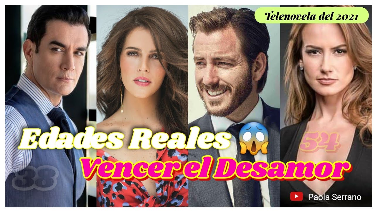 🚨Edades Reales del elenco de la telenovela 
