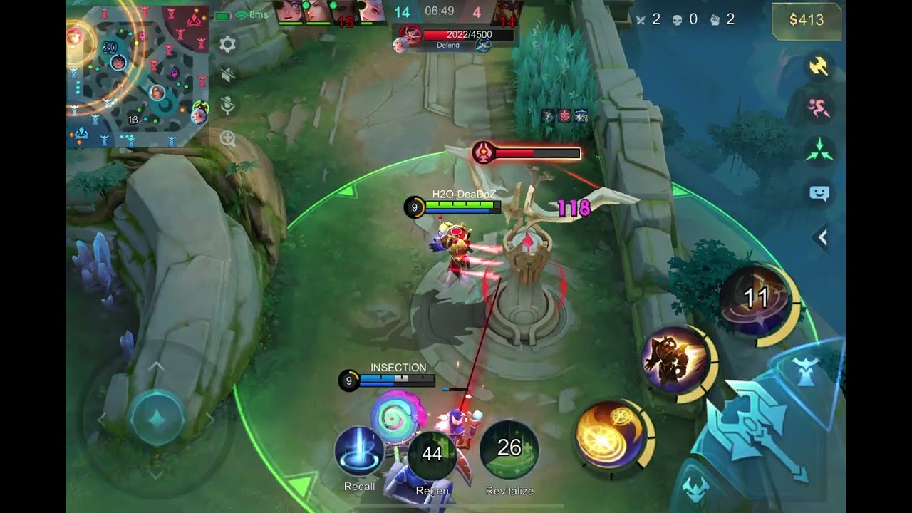 Mobile Legends: 1 nice EXP Uranus Rank match from March 6 2026 ( no edits ) .